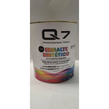 Pintura Esmalte -Negro Mate-4 Litro-Q7