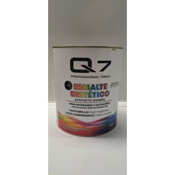 Pintura Esmalte-Negro Brillante-4 Litro-Q7