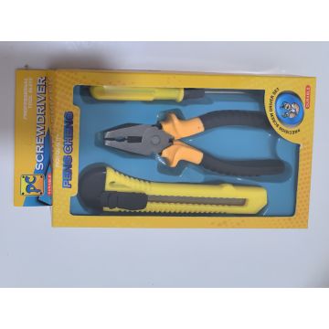 Set De Herramientas (Pinza+Cuchilla Tipo Cutter+ Destornillador) M/Sm