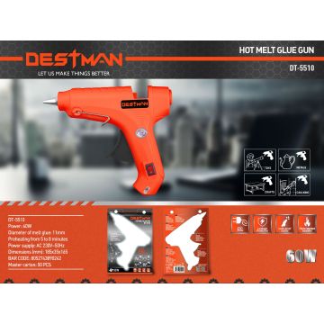 Pistola De Pegamento De 60W Dt5510