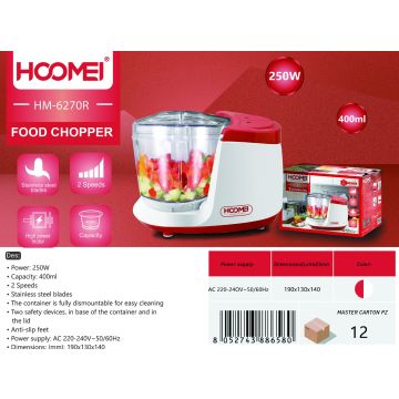 Picadora 250W 400Ml Hm6270R