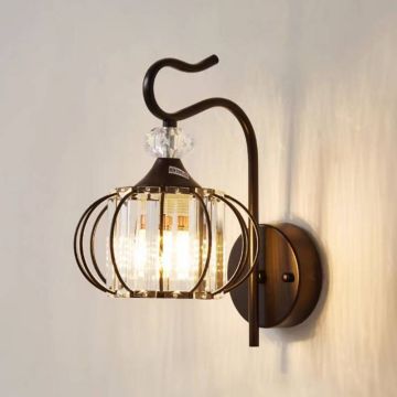 Aplique Vidrio Y Metal Mod 4004