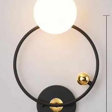 Aplique Vidrio Y Metal Mod.35