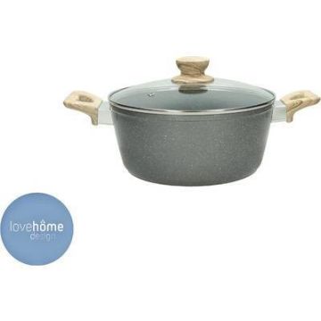 Cazuela De Metal Con Tapa D.20 H.95