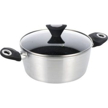 Cazuela Metal Con Tapa D28