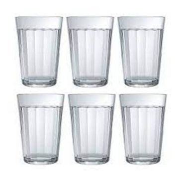 Vasos De Vidrio 6 Pz 300Ml
