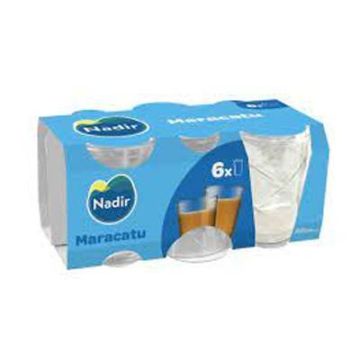 Vasos De Vidrio 6 Pz 265Ml