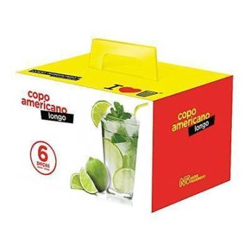 Vasos De Vidrio 6 Pz 450 Ml