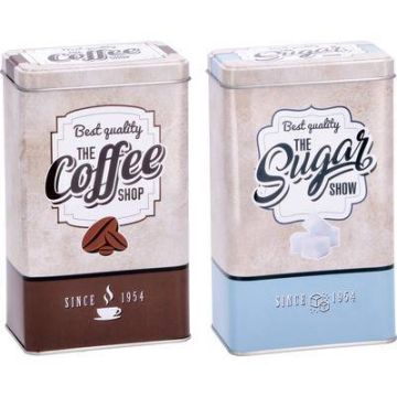 Pozuelos De Metal Con Tapa Set De 2 Pz 95X 6X16