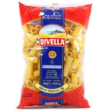 Pasta Rigatoni Medio No.18 500G R Divella