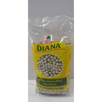 Chicharos Verdes Enteros 12 Oz. M/Diana