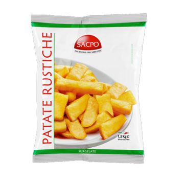 Papas Prefritas Rústicas 1,5Kg M/Sacpo