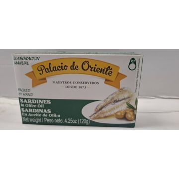 Sardines Olive Oil 4.25Oz Palacio De Oriente. M/Palacio De Oriente