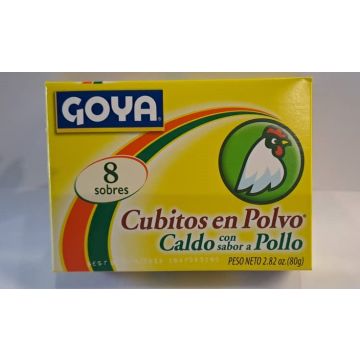 Cubito De Caldo De Pollo 8 Sobres 2.82Oz. M/Goya