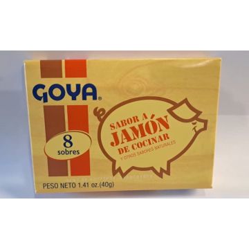 Concentrado Con Sabor A Jamon 8 Sobres. 1.41Oz. M/Goya