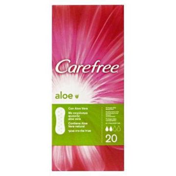 Almohadillas Intimas Aloe 20 Pz Carefree