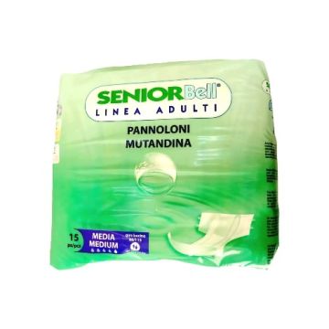 Culeros Desechables Medio,M/Senior Bell,15Pz