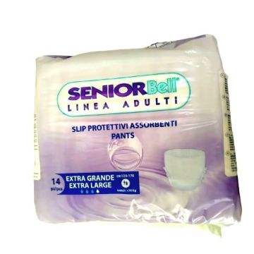 Culeros Desechables Pull On Extra Grandes, M/Senior Bell, 14Pz