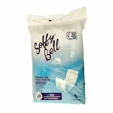 Culeros Desechables Pannolini Post Parto,M/Soffy Bell,20 Pz.