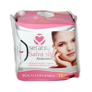 Almohadillas San. Anatomico,M/Setablu,15Pz De 15.5Cm