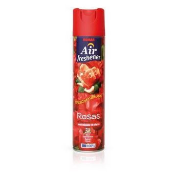 Ambientador Spray Rosas, M/Romar,405Cc 8Ud