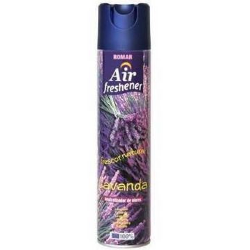 Ambientador Spray Lavanda,M/Romar, 405Cc.