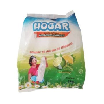 Detergente En Polvo, M/Hogar, Bolsa De 1Kg