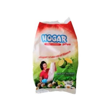 Detergente En Polvo, M/Hogar Plus,Bolsa De 250G