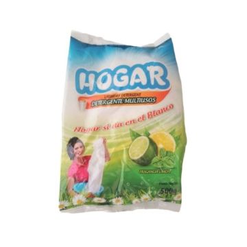 Detergente En Polvo, M/Hogar, Bolsa De 500G