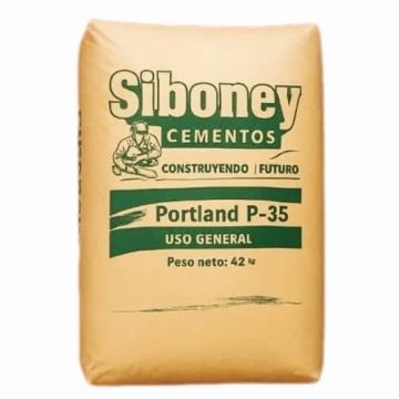 Cemento Gris Portland P-35,M/Siboney, Saco De 42,5 Kg