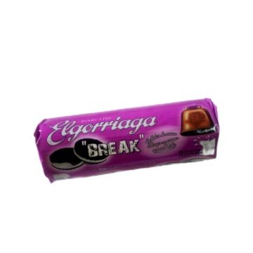Galletas De Chocolate Rellenas Con Nata Break, M/Elgorriaga,180G.