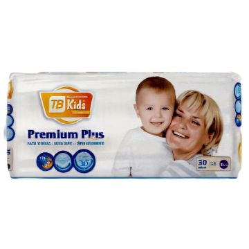 Culeros Desechables De Bebe, Talla Xl/4, (Paqte 30 U)