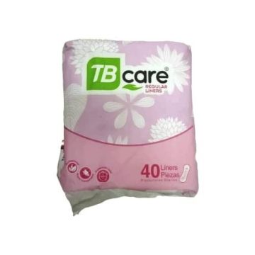 Protectores Diarios Pqte X 40 M/ Tb Care Regular Liners