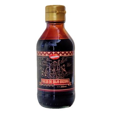 Salsa De Soja Oscura Superior, M/ Sabrosisimo, 200 Ml