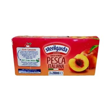 Jugo Pulpa De Melocotón, M/Sterilgarda, 3X200Ml