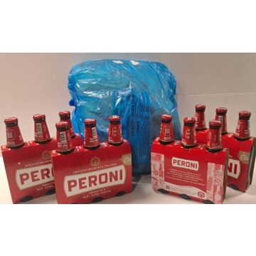 Pierna De Cerdo 95Vl Sin Hueso Y Sin Piel , M/Frivatti Por 10.40 Kg Aprox Y 4 Unidades Del Código Cerveza En Botella Ml.330 X 3 M/Peroni