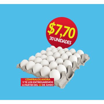 Old_Cartón De 30 Huevos Blancos Frescos Importados Grado A Compralo Ahora Y Te Lo Entregaremos A Partir Del 12 De Junio