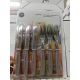 Cuchillos + Tenedores Metal Y Plastica 12 Pz
