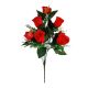Ramo De 9 Rosas Plasticas