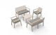 Set Plastico 2Sofa+2 Sillas+ Mesa