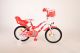 Bicicleta Volare 16 Lovely Roja Blanca Lovely